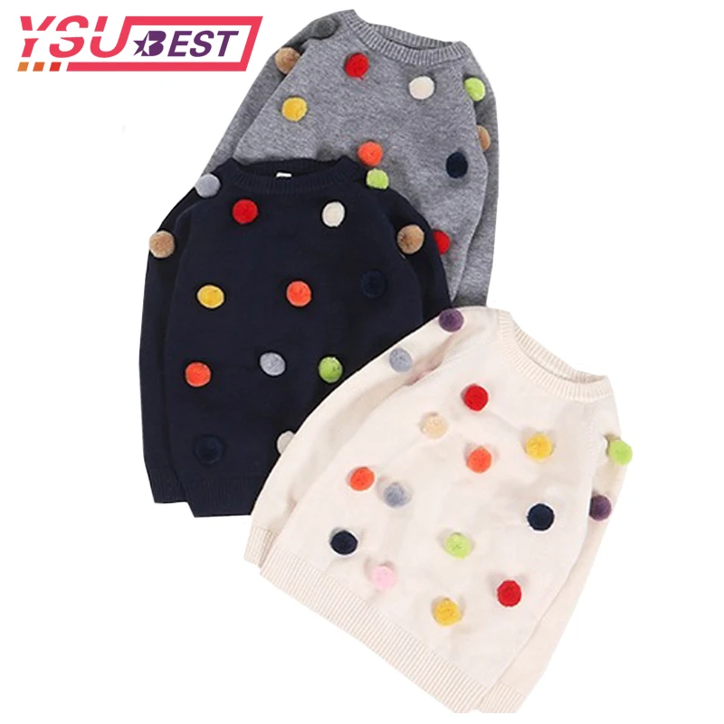 2018 Autumn Knitting Sweater Baby Toddler Girls Boys Fashion Winter Sweater Kids Pompom Soft Cashmere Sweaters Baby Girl Clothes 2018 Autumn Knitting Sweater Baby Toddler Girls Boys Fashion Winter Sweater Kids Pompom Soft Cashmere Sweaters Baby Girl Clothes