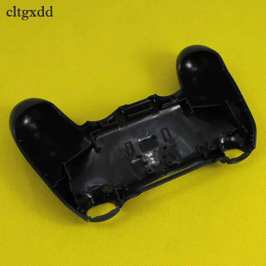 Cltgxdd серый и черный матовый корпус чехол для sony PS4 Playstation 4 беспроводной контроллер замена задняя Оболочка Чехол - Цвет: Black