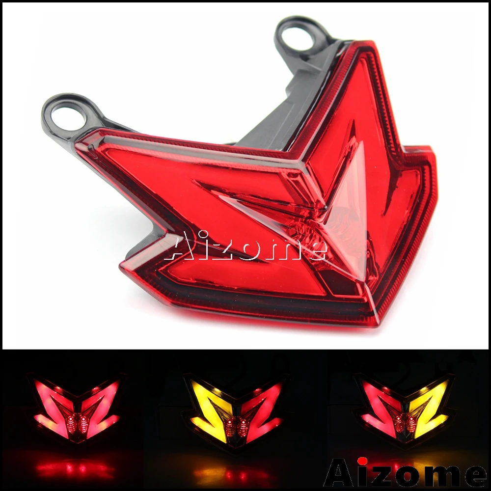 

Motorcycle LED Integrated Tail Light Taillight Red Stop Rear Lamp Turn Signals Light For Kawasaki Z800 Ninja ZX6R 636 2013 2014