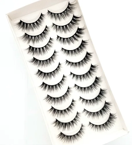 자연스러운 인조 속눈썹, 긴 메이크업, 3D 밍크 속눈썹, 연장 속눈썹, 미용 밍크 속눈썹, 54, 10 쌍, 신제품 2