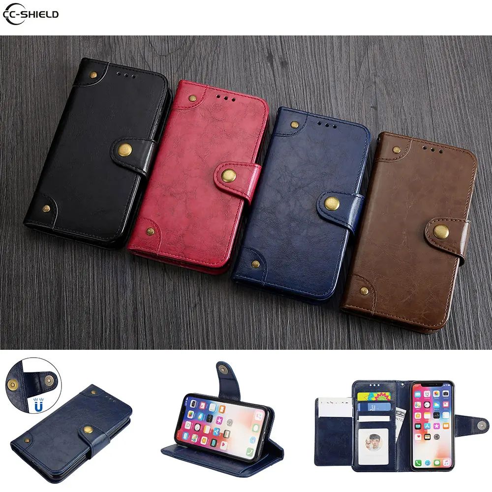 Flip Case For Apple Iphone X Case Mobile Phone Leather Cover For Apple
