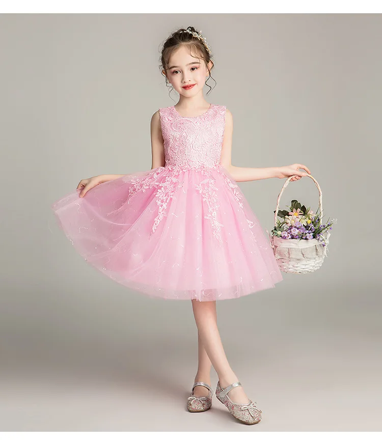 girls fluffy mesh dresses_08