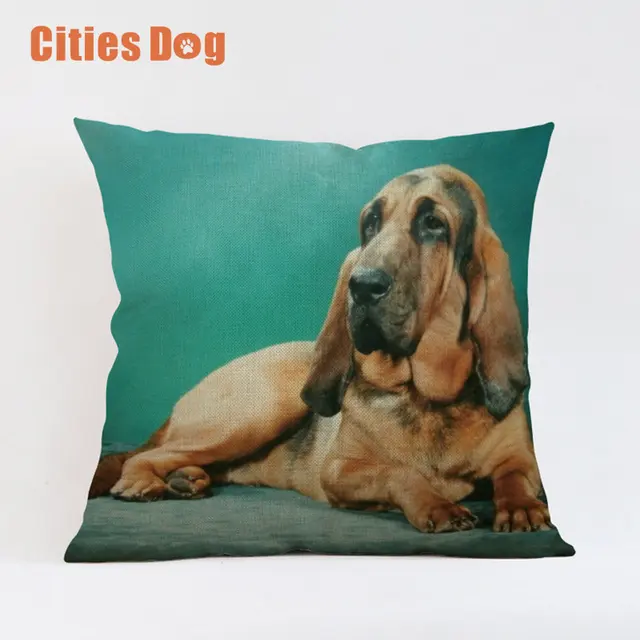 Animal Dog Pillowcase Cushion Cover Bloodhound Dogs Throw Pillow Classy Decorative Pillows Dogs Animal Dog Pillowcase Cushion Cover Bloodhound Dogs Throw Pillow Classy Decorative Pillows Dogs