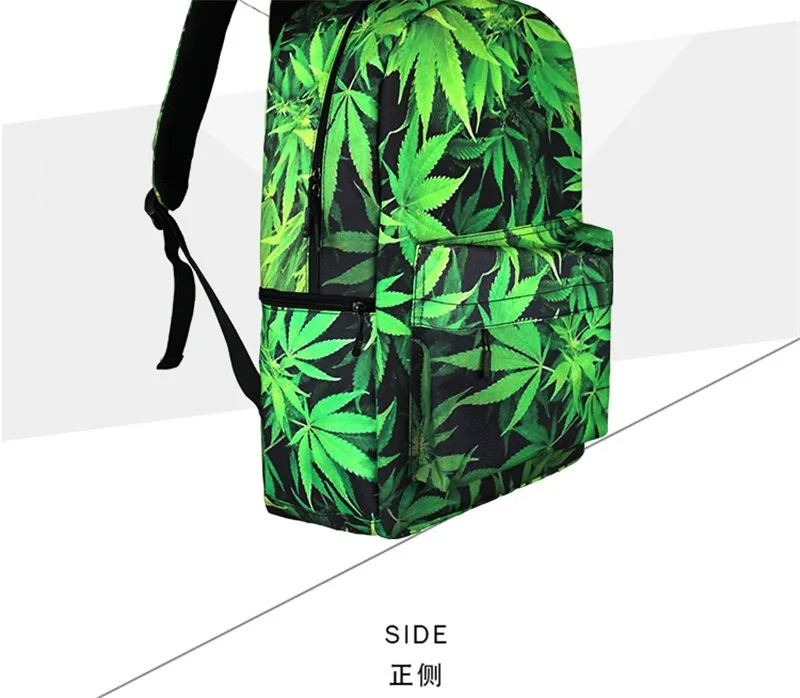 Винтажный рюкзак с принтом листьев и Пейзажа для женщин и мужчин, повседневный рюкзак для подростков, детские школьные сумки, рюкзак для девочек, модный рюкзак
