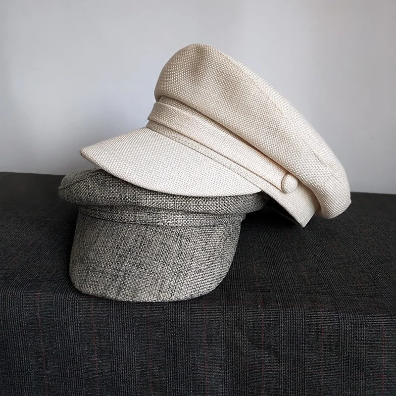 

Hat Men and Women Spring and Autumn Outdoor Visor Cap Sunscreen White Navy Cap Summer Wild Casual Hat Fedora Hat for Woman