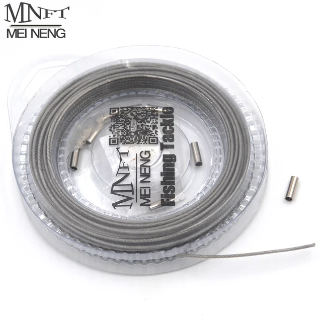 MNFT 1PC*Fishing Wire 10m Stainless Steel Line 7*7 Strands 80LB,1*