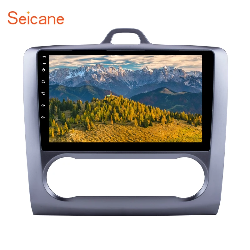 

Seicane 2Din Android 6.0/7.1/8.1 9" Car Radio For 2004-2011 Ford Focus Exi AT Stereo GPS Multimedia Player Head Unit Quad Core