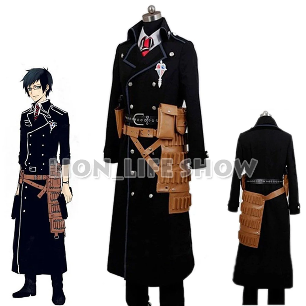 

Ao no Blue Exorcist Okumura Rin School Uniform Cosplay Costume Outfit Full Set