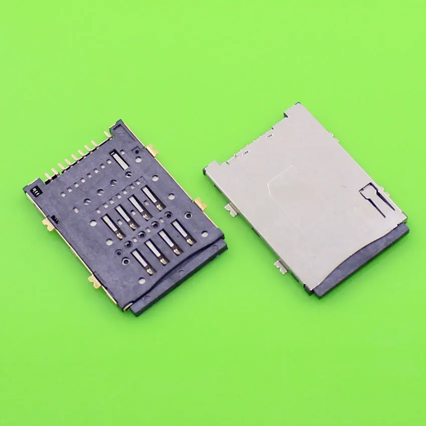 ChengHaoRan 1 Piece sim card holder slot socket connector for 4 feet 8+1P sim card.KA-089