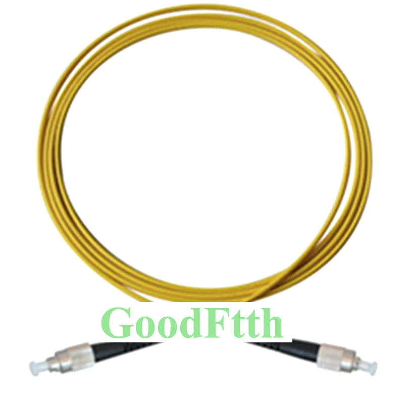 Волоконный соединительный кабель FC UPC FC/UPC SM симплекс GoodFtth 20 50m|Оптоволоконное