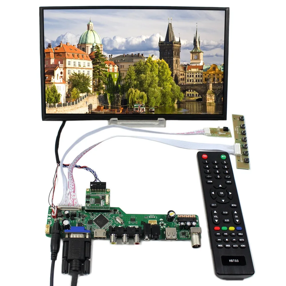 

TV HD MI VGA AV USB LCD Controller Board With 11.6inch 1920x1080 M116X40 IPS LCD Screen