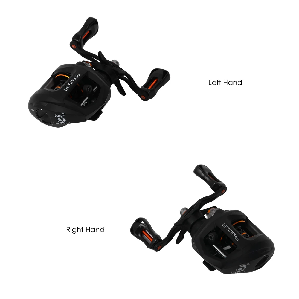 LIE YU WANG LC 10 + 1 Bearings Bait Casting Reel Water Drop Wheel
