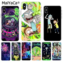 Майяка мультфильм Рик и Морти в продаже! Роскошный классный чехол для телефона Apple iPhone 8 7 6 6S Plus X XS max 5 5S SE XR