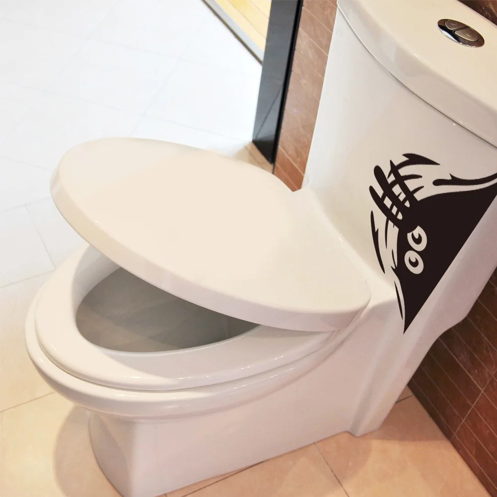 Cartoon 3D waterproof car wall stickers funny toilet stickers WC living room bathroom bedroom vinyl pvc wall decoration vinyl stickers,toilet stickers,toilet wall stickers