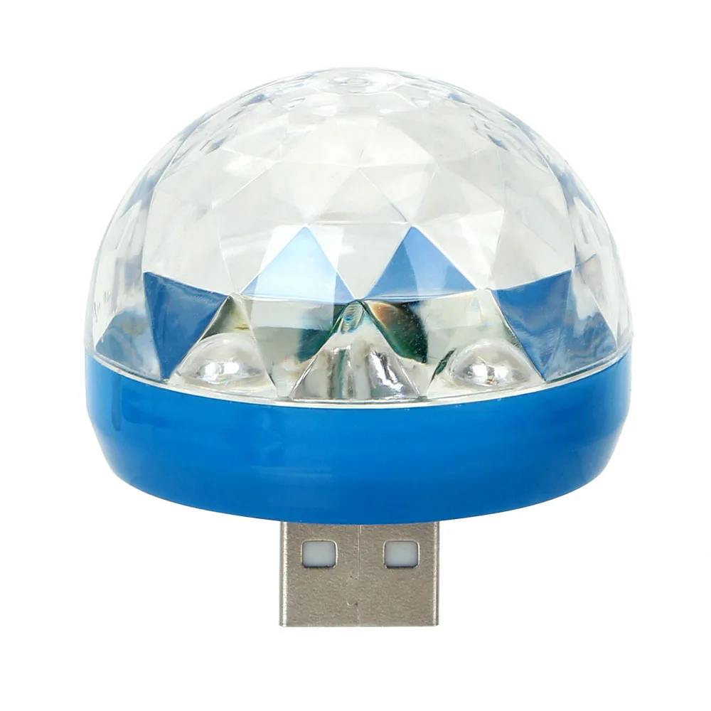 YOSOLO UFO Форма Красочный волшебный шар USB светодиодный светильник для сцены Mini USB светодиодный вечерние светильник s интерьерное декоративное украшение - Название цвета: Oval Blue