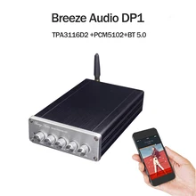 breeze аудио усилитель bluetooth 5,0 TPA3116D2 цифровой усилитель мощности аудио 2,1 стерео аудио сабвуфер усилитель 50 Вт+ 50 Вт