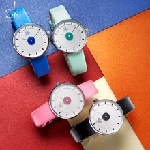 Shengke модный бренд Девушка кварцевые часы креативные тонкие подростковые наручные часы для Montre Jeune Fille Joven Часы Relogio Feminino