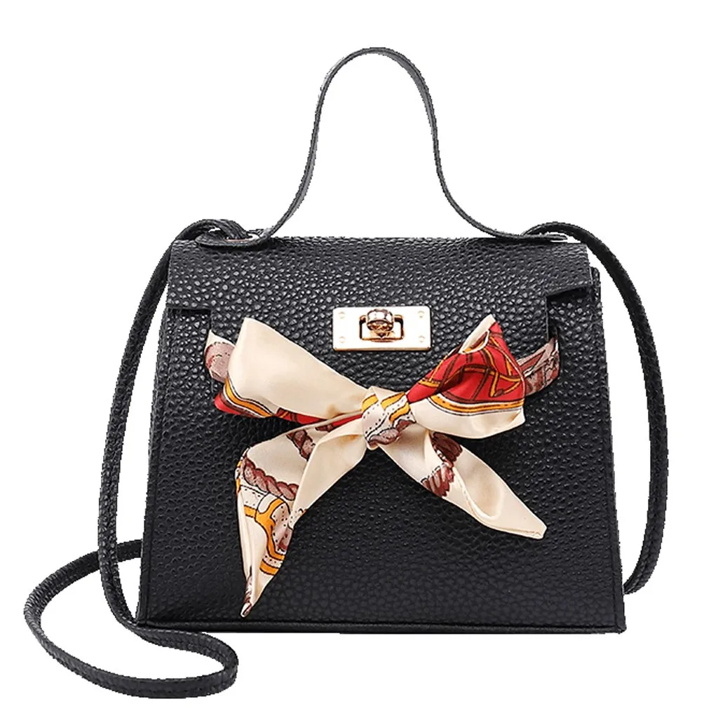 

Fashion Small Crossbody Bags for Women Mini PU Leather Shoulder Messenger Bag Girl Bolsas Scarves Decorative Ladies Phone Purse
