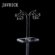 1 Set Earrings Shelf Display Rack Transparent Acrylic Showcase Jewelry Stand Gifts Tree Shape Creative Decoration transparent acrylic pen rack jewelry accessories shelves small items show eyebrow pencil display shelf collection display
