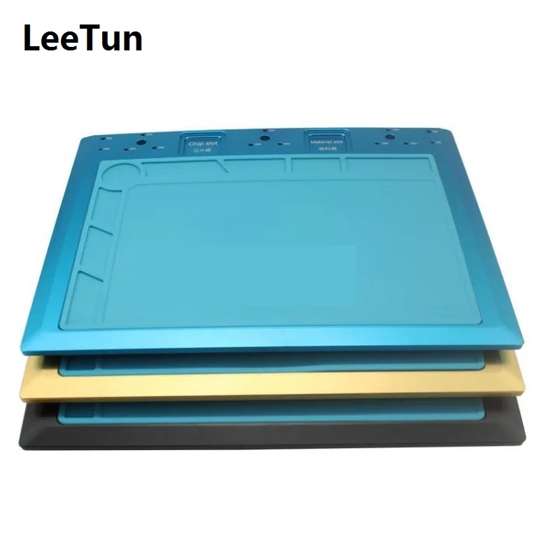 

Stereo or Video Microscope Mobile Phone Repairing Large Working Base Platform High-temperature Insulation Rubber Mat Workbench