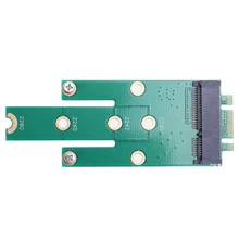 Ngff m.2 b + m chave para msata mini pci-e pci-express sata 3.0 ssd macho conversor adaptador cartão para 2242/2260/2280 m2 ngff ssd