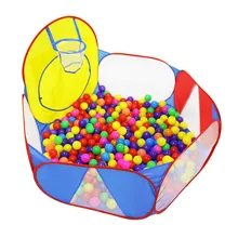 Играть дома крытый и открытый легкий складной океан пул боксе Игровая палатка играть в хижине Обувь для девочек театр детская игрушка палатка