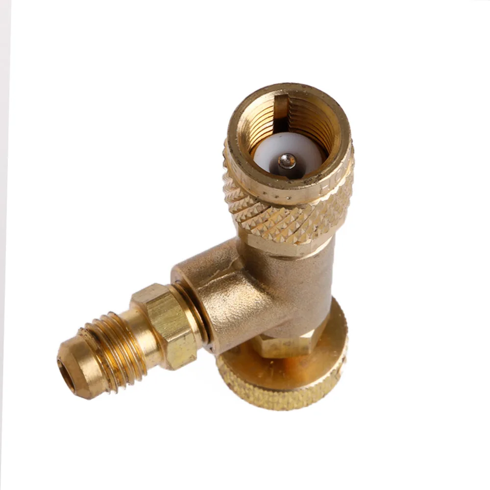 

Drop shipping 1PC R410 90 Degree Refrigeration Adapter Connector Gauges Hose Refrigerant