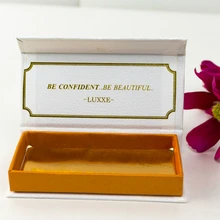 Заказная картонная упаковка подарок с магнитами коробка с лентой, упаковка для брелка- PX10936