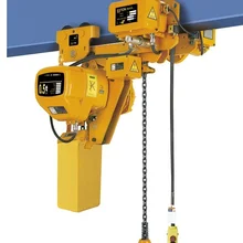 1T-3TX4M с низким потолком от лучшего-номер HHBB series Электрическая цепная таль с электрокар 380V50HZ 3-фазный, CE сертифицированный Электрический