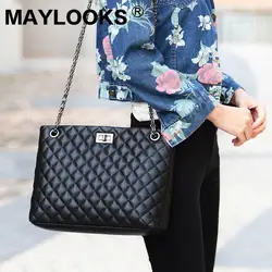 Новинка 2019 года для женщин сумка корейский модные сумки повседневное Диагональ крест решетки цепи мешок M-AS870