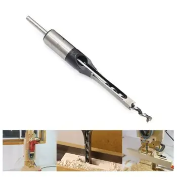 

10mm Square Hole Saw Auger Drill Bit Mortising Chisel Wood Working Tool