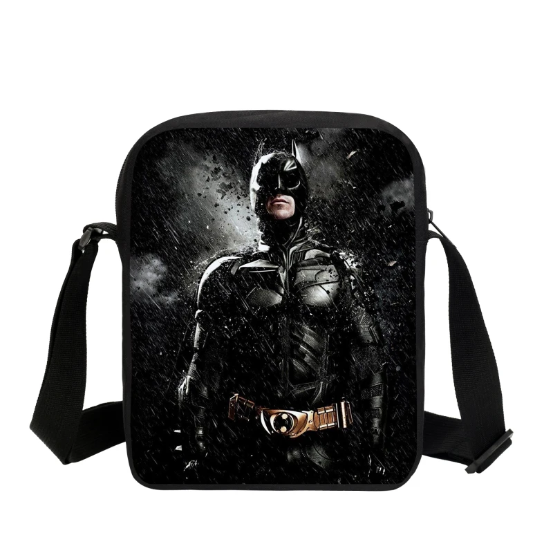 

Crossbody Bags For Kids Boys Girls Cool Hero The Dark Knight Batman 3D Printing Messenger Bags Handbags Sling Bags Sac A Main