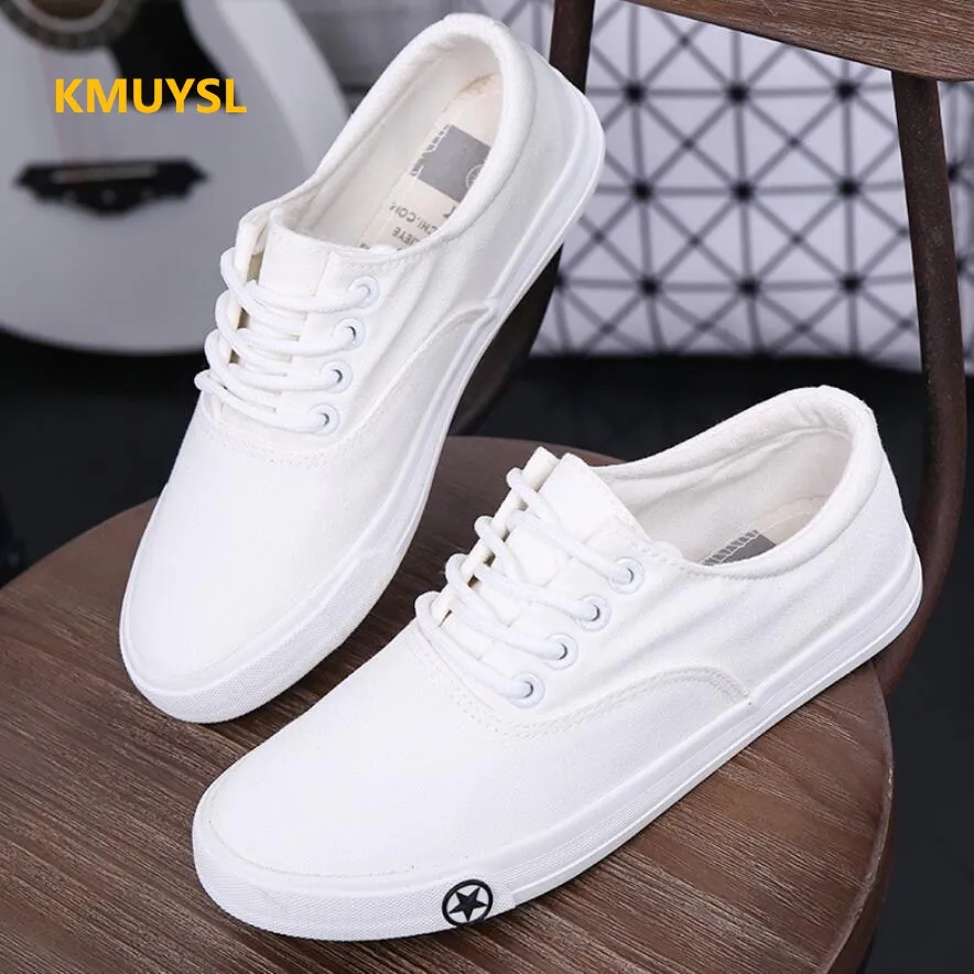 Comprar 2017 nueva primavera y verano los estudiantes Mujer Zapatos de lona zapatos versión coreana de los zapatos blancos pequeños corbata tendencia zapatos planos zapatos