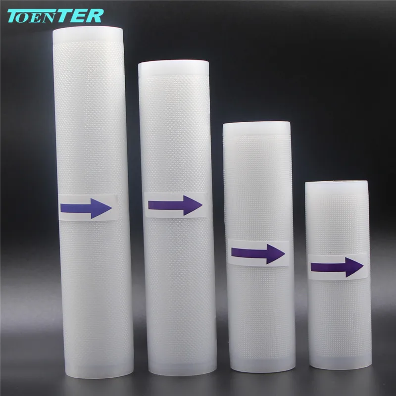 

TOENTER 15/20/25/28*500CM 4rolls vacuum sealer storage packing bags for sale