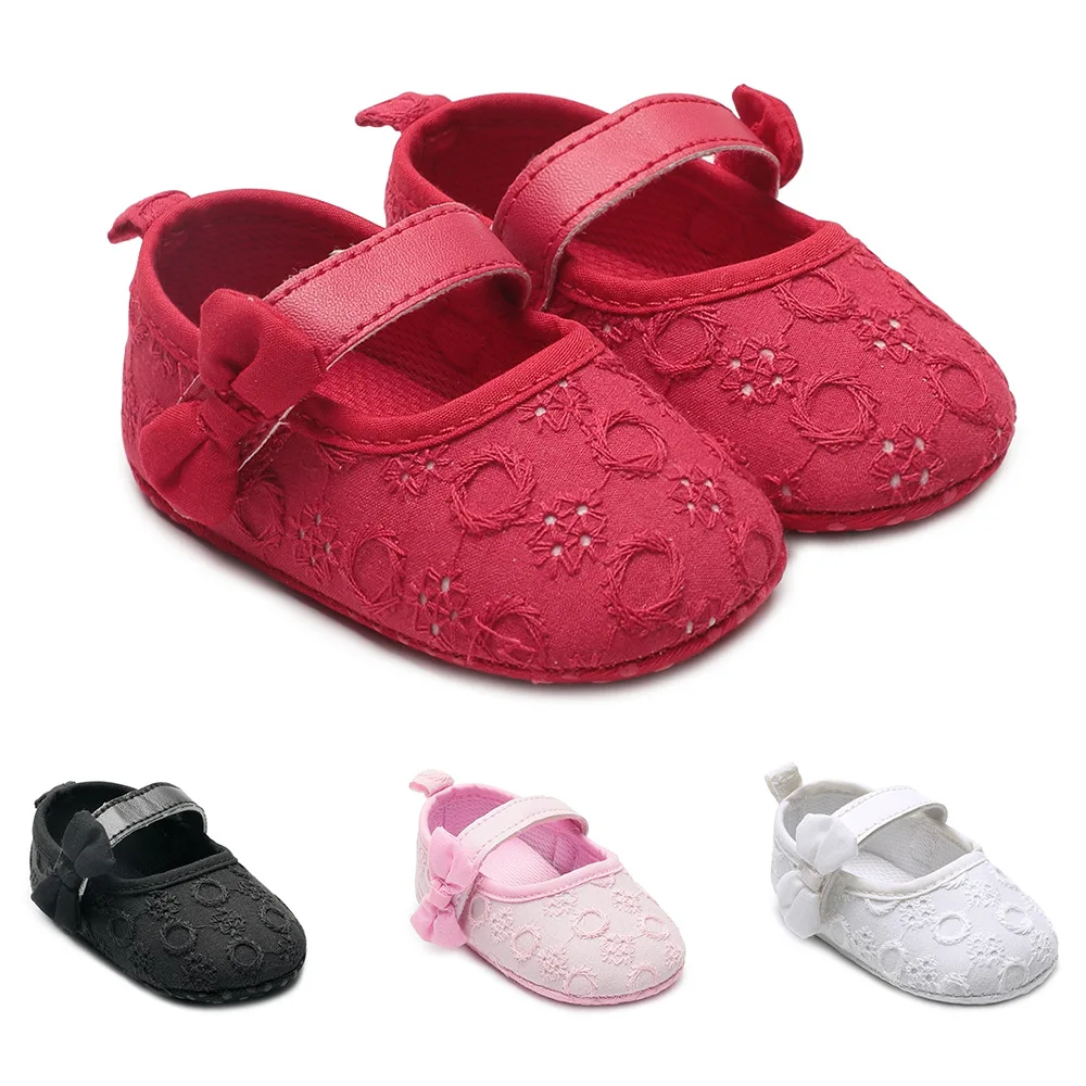 

Infant Toddler Girls 0-1 Year Old Soft-soled Princess Single Shoe Multi-color Optional Baby Toddler Shoes Babyshoes