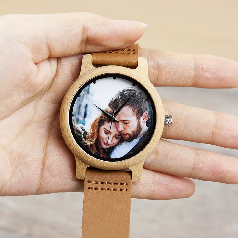 Creative Customizable Photo Bamboo Wrist Watch 7 Creative Customizable Photo Bamboo Wrist Watch 13