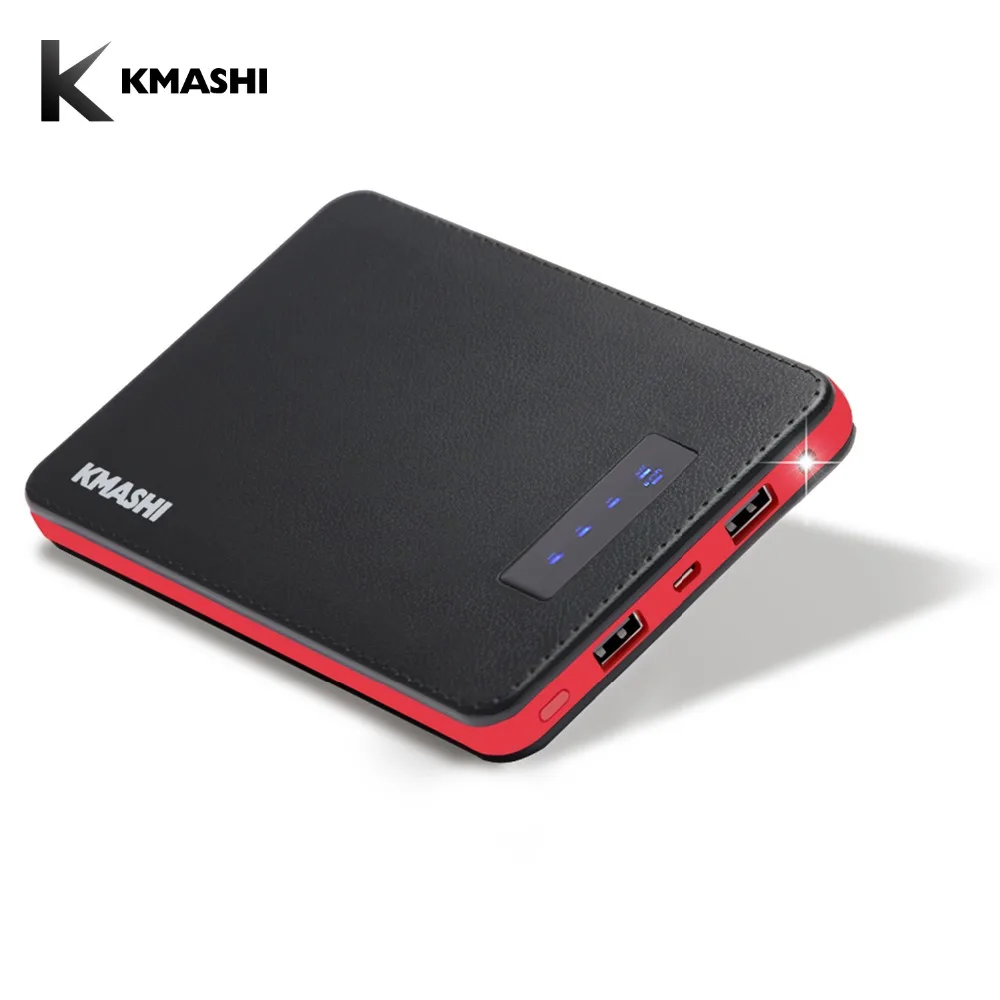 Kmashi 20000 мАч внешний Батарея Quick Charge 2.0 Портативный Зарядное устройство высокое