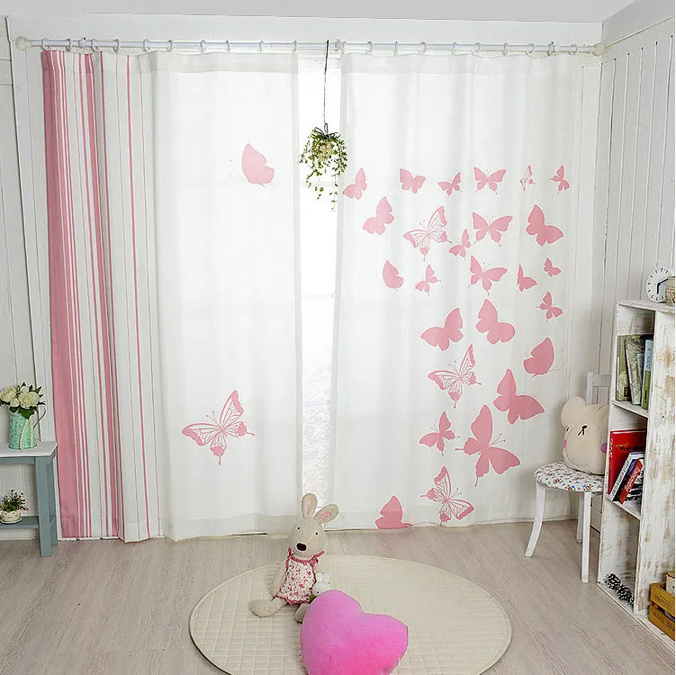 popular butterfly curtains pink buy cheap butterfly popular butterfly curtains pink buy cheap butterfly