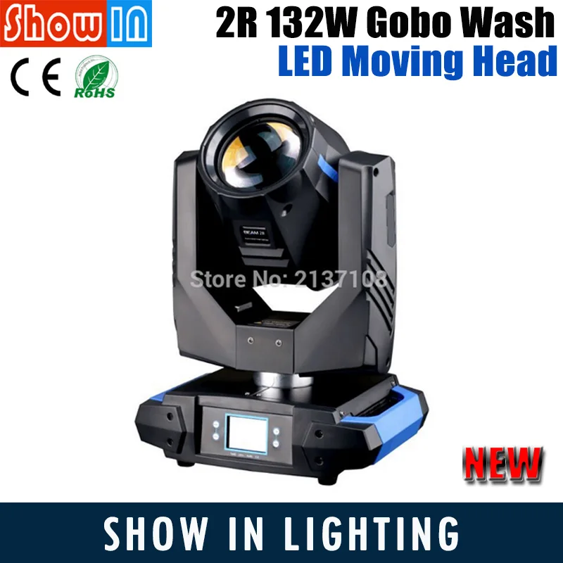 

Gobo Wash Beam LED Moving Head Light Lyre Avec Gobos 2R 132W DMX Stage Effect Projector 90W DJ Disco Party Wedding Free Shipping