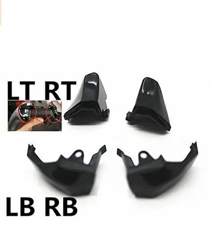 Cheap  Factory Price For Xbox One Controller LB LT RB RT Upper Bottom Trigger Button Replacement Repair Parts Black