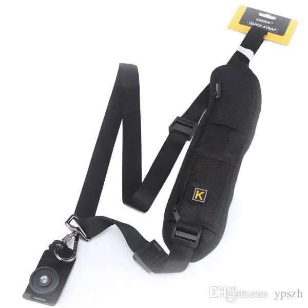 Black Quick Rapid Camera Shoulder Neck Strap Belt Sling Sponge Shoulder