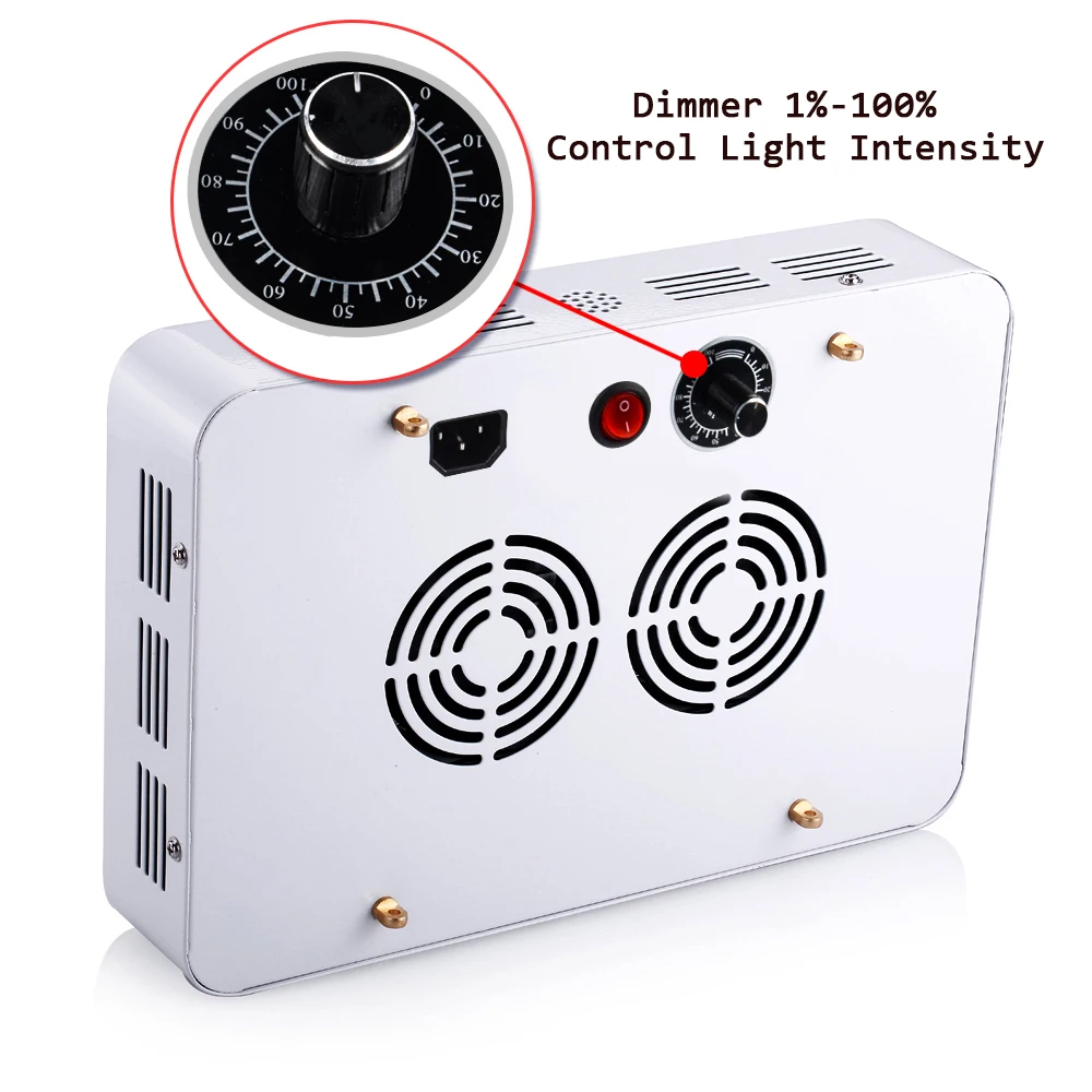 С регулируемой яркостью 1200W светодиодный Grow Light COB полный спектр светильник
