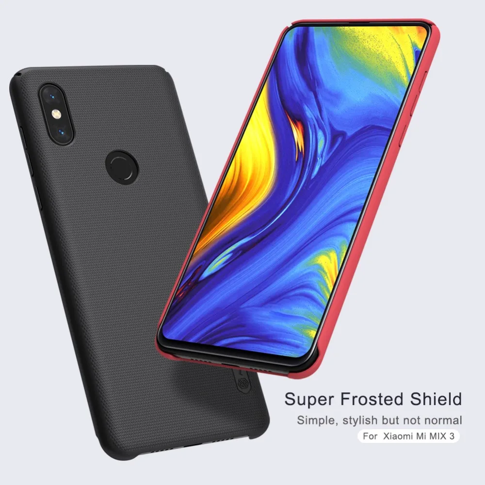 Чехол Nillkin для xiaomi mi mix 3 матовый защитный чехол из поликарбоната жесткий