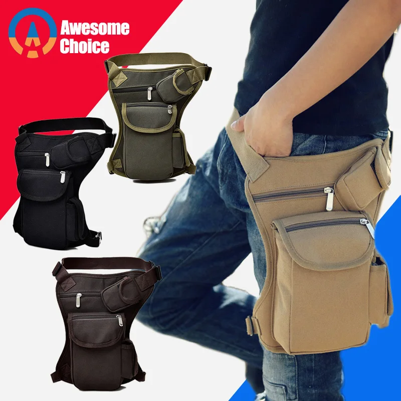 

Military Tactical Drop Leg Bag Tool Fanny Thigh Pack Hunting Bag Waist Pack Motorcycle Riding Men Military Waist Packs