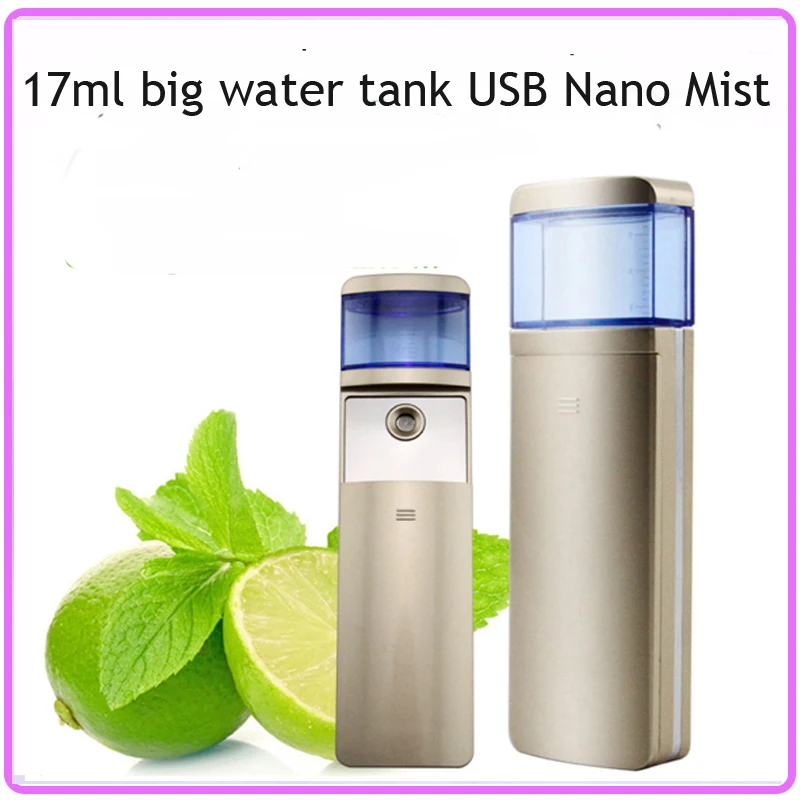 Free Shipping High Quality 17ml Water Tank USB Rechargeable Nano Ionic