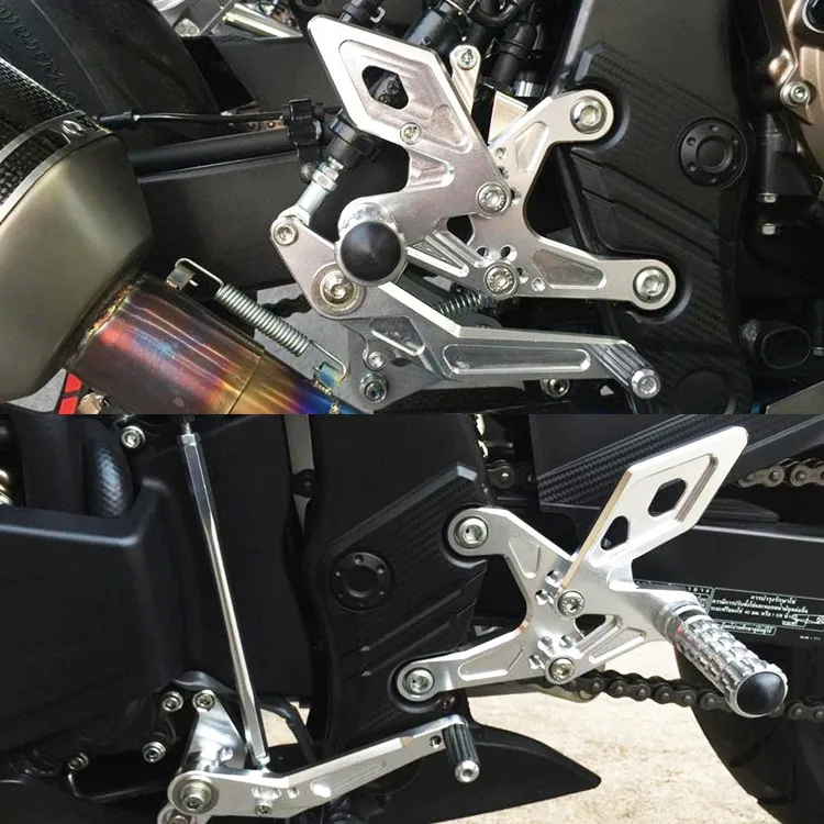 Мотоцикла CNC алюминий Rearsets подножки задний Наборы для Honda CBR500R CB500F 2013