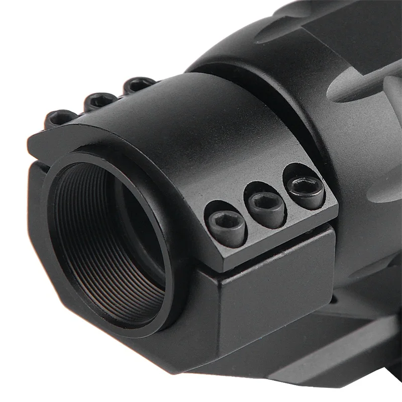 Tactical 3x25MM Magnifier Riflescope Optics Rifle Scope fit 20MM Rail w Protect Cover for Airsoft Hunting (15)