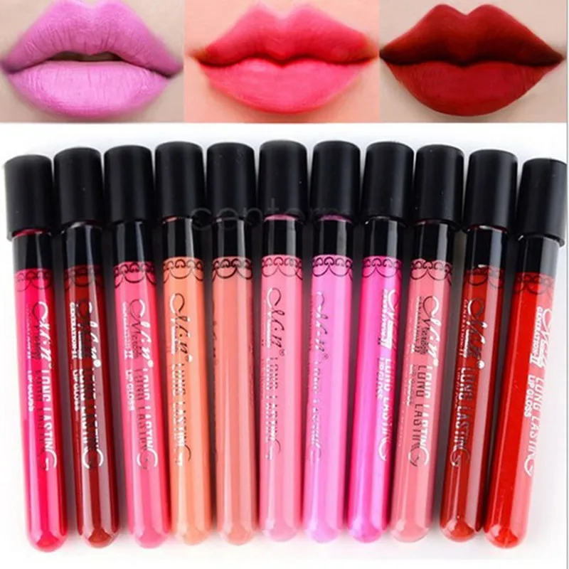 Free Shipping Makeup matt lipgloss 38colors waterproof long lasting