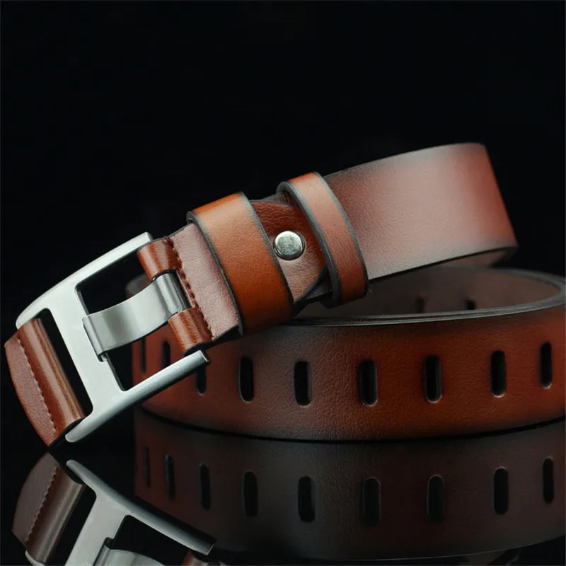 

Fashion Leather Belt for Men Quality PU Waist Strap Designer Pin Buckle Belt Men Vintage Luxury Belt Male Casual Jeans Belts