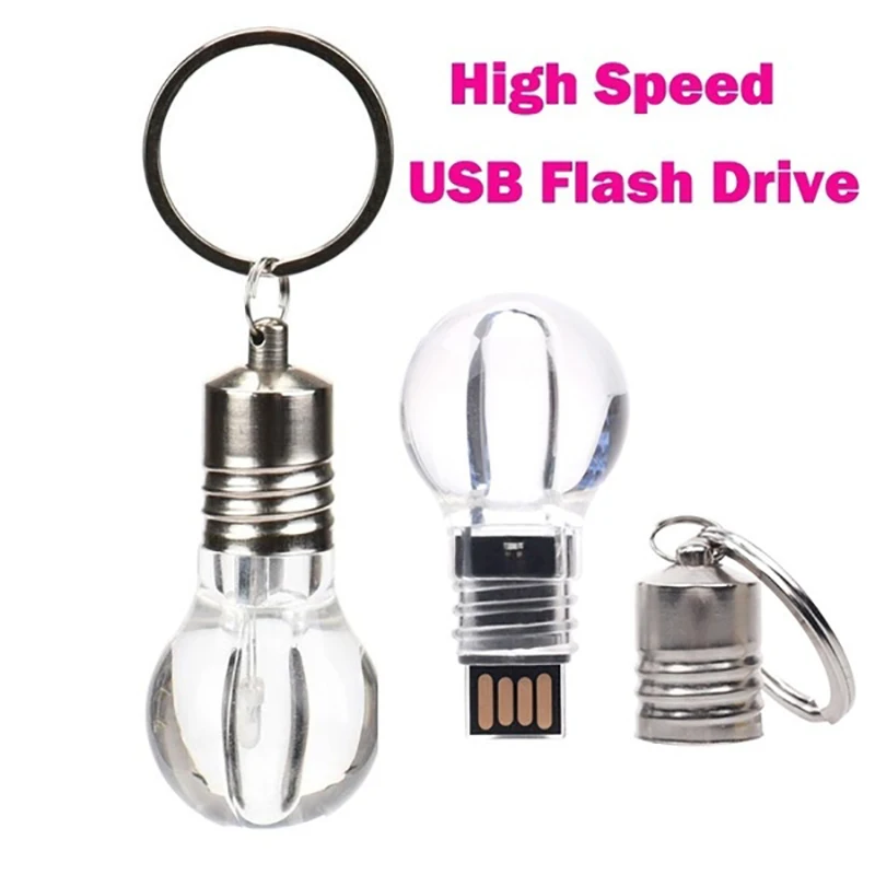 Лампочка в форме u-диска карта памяти usb 3,0 водонепроницаемый usb флэш-накопитель 64 Гб Флешка 128 ГБ 16 ГБ 8 ГБ 4 ГБ 32 ГБ флеш-накопитель